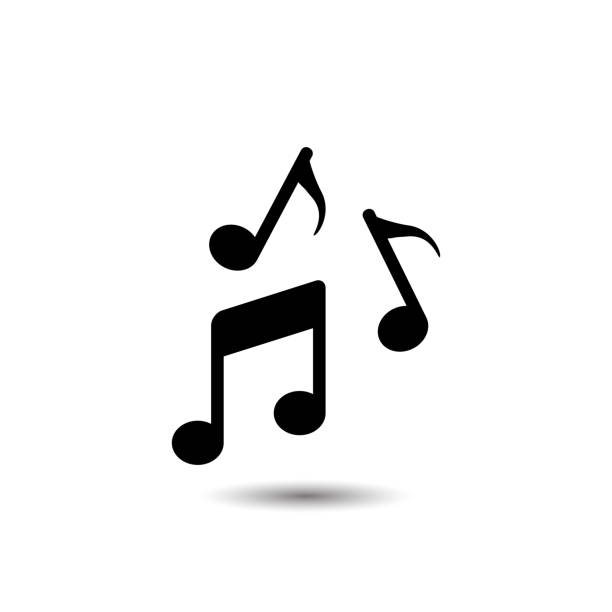 Music+note+icon.+Vector+illustration